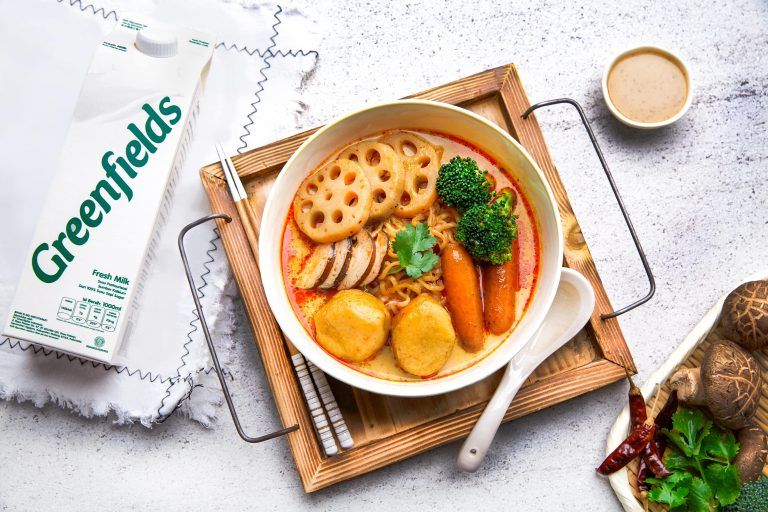 Milk Mala Noodles